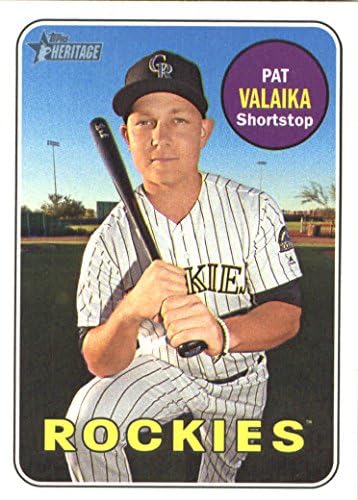 2018 Topps Örökség 353 Pat Valaika Colorado Rockies Baseball Kártya