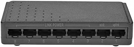 UOEIDOSB 8 Port 6+2 PoE Switch, Power Over Ethernet Injektor Nélküli hálózati Adapter Család Hálózati