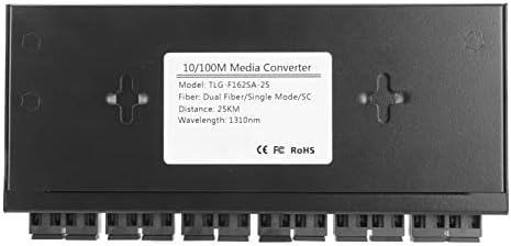 AMONIDA Ethernet Optikai Kapcsoló, 8 Port Auto Tárgyalni, Plug and Play Tx1310nm Rost Media Converter