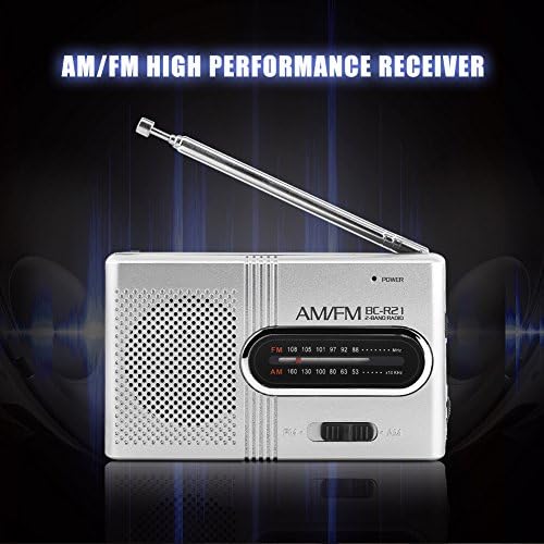 Gazdagabb-R Hordozható AM/FM Mini Rádió,Univerzális, Hordozható AM/FM Mini Rádiós Sztereó Hangszórók Vevő